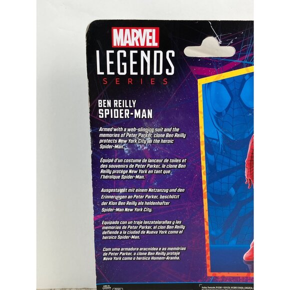 Marvel Spider-Man Legends Ben Reilly Action Figure New With Box Defects - Picture 7 of 13